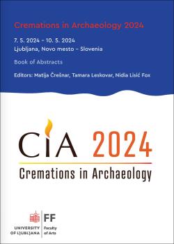 Naslovnica knjižice izvlečkov Cremations in Archaeology 2024