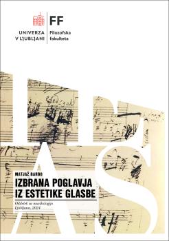 Naslovnica učbenika Izbrana poglavja iz estetike glasbe