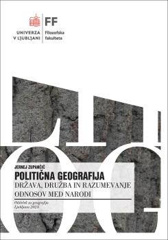 Naslovnica učbenika Politična geografija