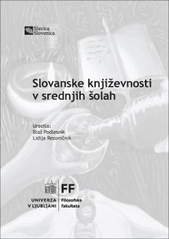 Naslovnica monografije Slovanske književnosti v srednjih šolah