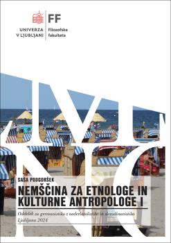 Cover of the textbook Nemščina za etnologe in kulturne antropologe I