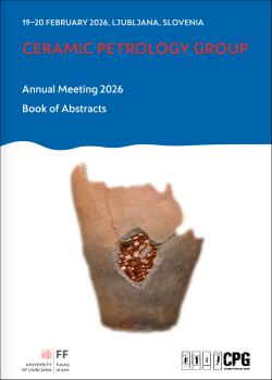 Cover of the book of abstracts Ceramic Petrology Group: Annual Meeting 2026