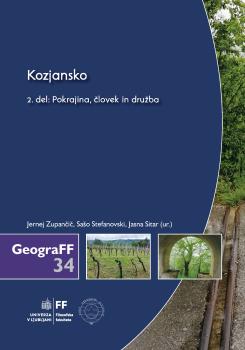 Naslovnica monografije Kozjansko. 2. del: pokrajina, človek in družba